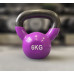 Гиря чавунна з вініловим покриттям 6 кг (фіолетова) Generation Fitness FF51F1A-6kg