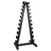 Гантельний ряд Generation Fitness D-04 1-10 кг хром зі стійкою Fitnessport DR-18