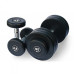 Обгумований гантельний ряд від 2,5 до 30 кг (12 пар) Generation Fitness FDS-09 2,5/30kg